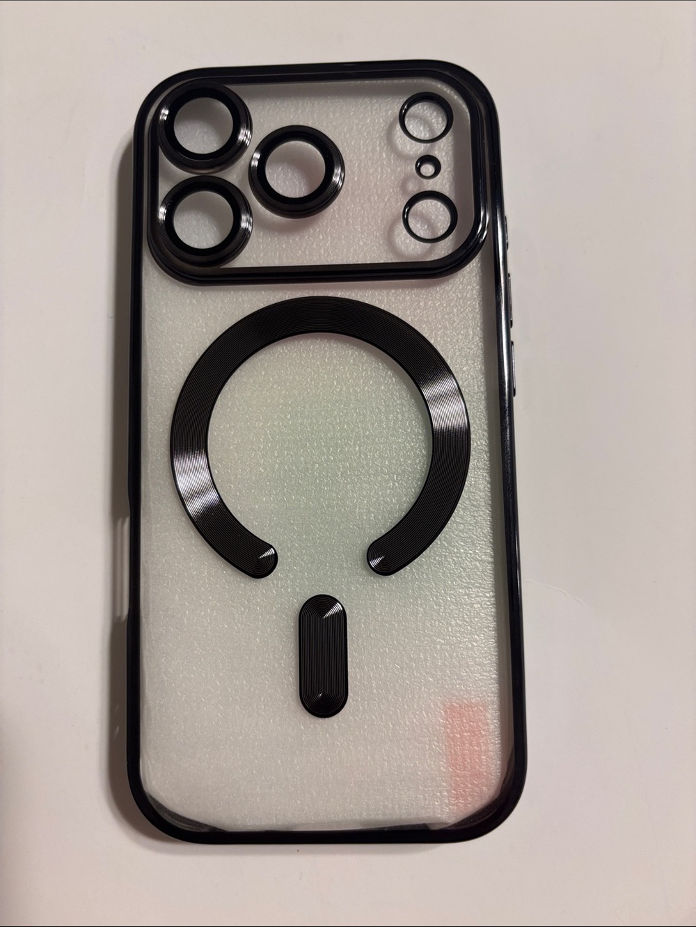 📱For IP 17 pro case with 1 X Screen protector 6.3” clear and black